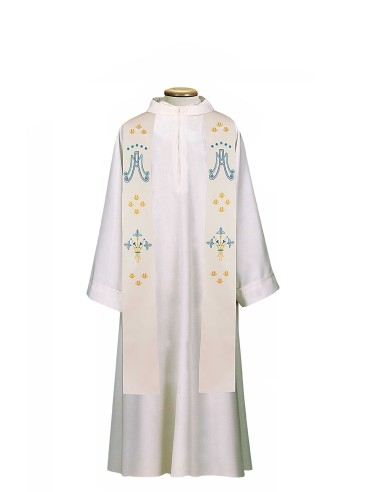 Estola Mariana con lirios - STO459