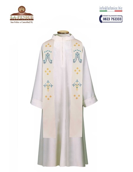 Estola Mariana con lirios - STO459