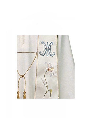 Estola Mariana con flores - STO4125