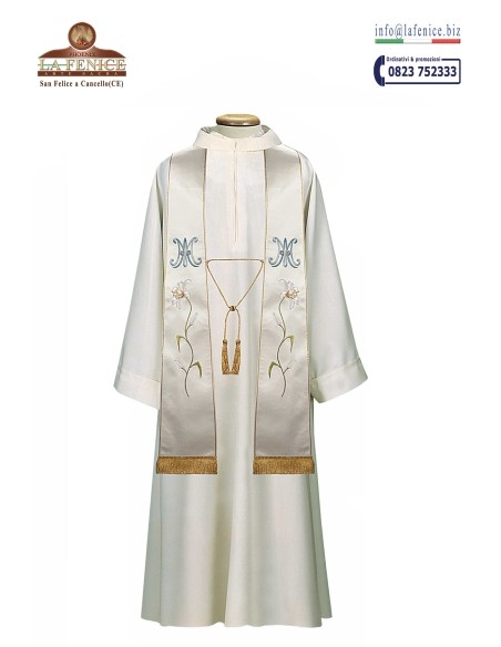 Estola Mariana con flores - STO4125