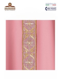 Casulla rosácea bordada - CAS16531R. 2