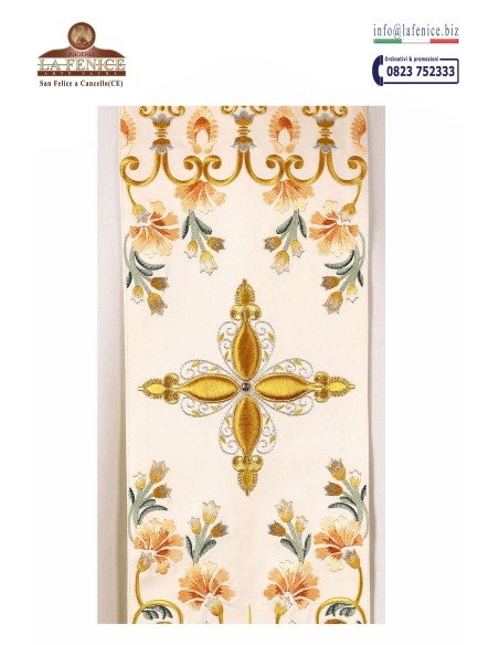Casula ricamata e con stolone - CAS19056