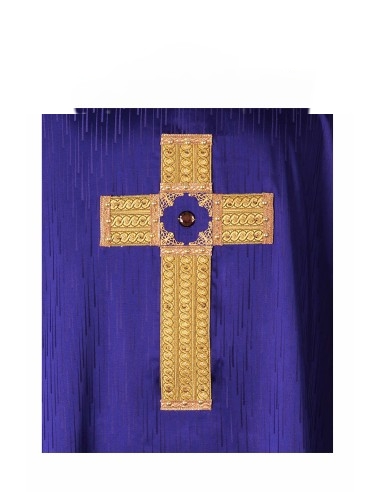 Casula monastica con croce - CAS19527C