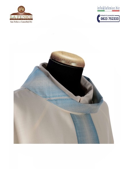Casulla mariana monástica benedictina bordada - CAS2126-M