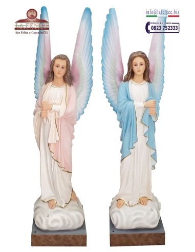 ANG333 - Angeli porta candela da cm.80.  -  ANG333-80