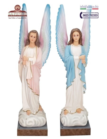 ANG333 - Angeli porta candela da cm.80.  -  ANG333-80