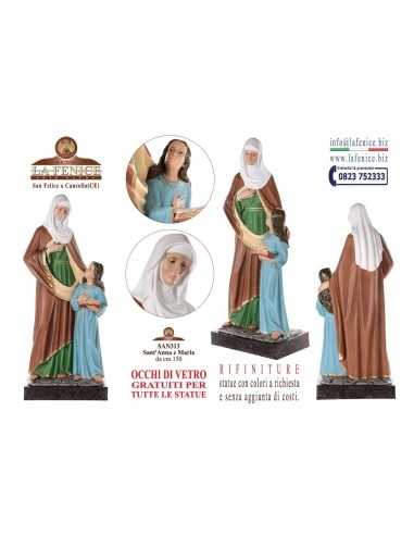 Saint Anne 150 cm with Child Mary - SAN313  -  SAN313-150