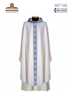 Chasuble mariale brodée - CAS16531-M