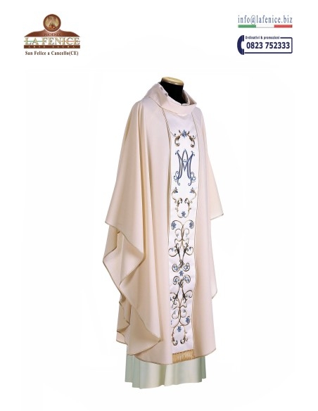 Chasuble with embroidered stolon - CAS27219-M