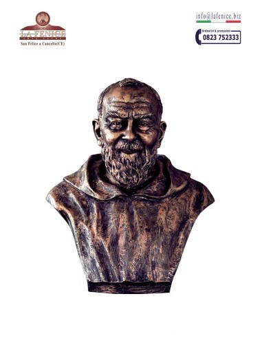 PIO121MB - Padre Pio mezzo busto da cm.60.  -  PIO121MB