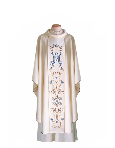 Chasuble with embroidered stolon - CAS27219-M