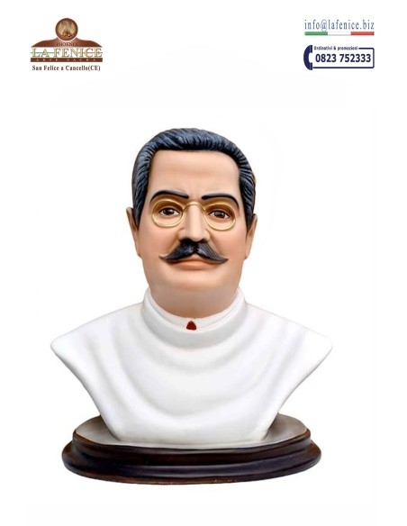 Medio busto del San José Moscati de 35 cm. - MSC125