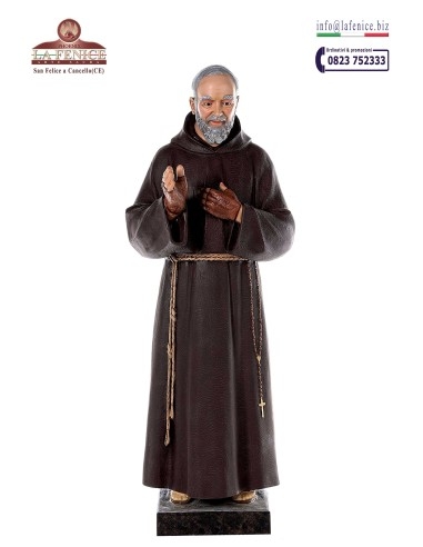 PIO180B - Padre Pio benedicente da cm.180.