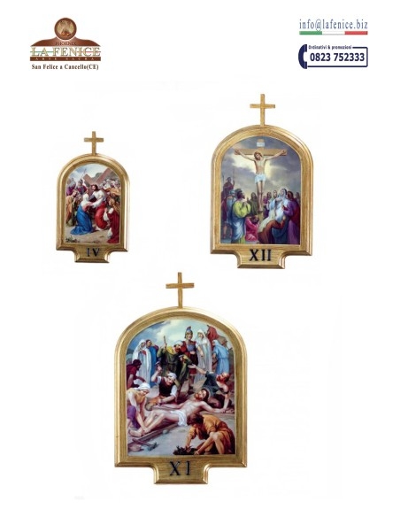 Via Crucis paintings serigraphed - VCR111