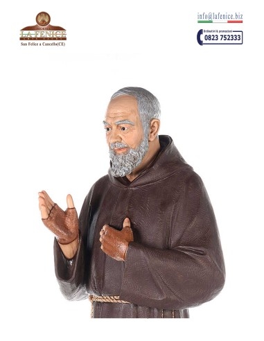 PIO180B - Padre Pio bénissant de 180 cm.