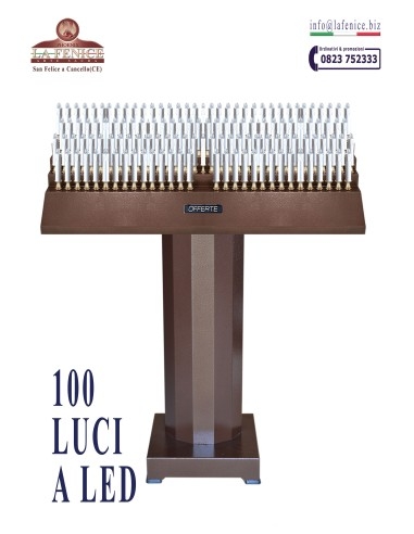 CVE100 - 100 LUCI A LED - Candelabro votivo elettronico.  -  CVE100