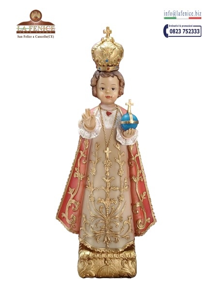 PRA452 - Gesù Bambino di Praga da cm.30.  -  PRA452