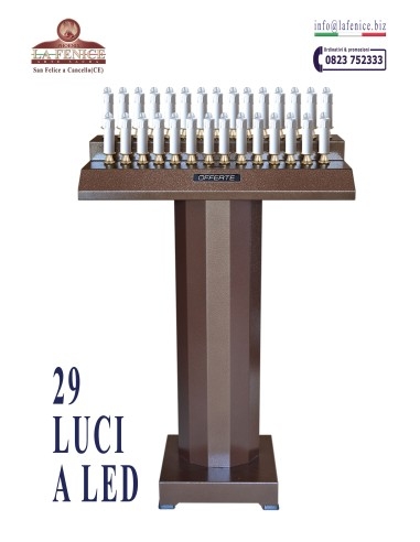 CVE - 29 LUCI A LED - Candelabro votivo elettronico.  -  CVE