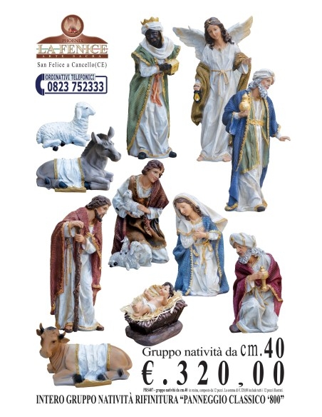 Gruppo natività da cm.43 - PRS407  -  PRS407